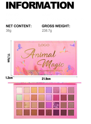 PRIVATE LABEL, 100pcs Wholesale Luxury PREMIUM Quality Vegan, Cruelty Free, Custom Cute Pink Package Eyeshadow Vendor, Waterproof High Pigment Luminous Shimmer Glitter Eye Shadow Palette 32 Shades