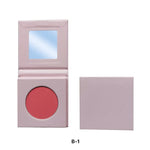 PRIVATE LABEL, 100pcs Wholesale Luxury PREMIUM Quality Vegan, Cruelty Free Custom Cute Pink Square Inner Round Pressed Powder High Pigmented Single Blush/ Contour Bronzer Palette 20 Shades