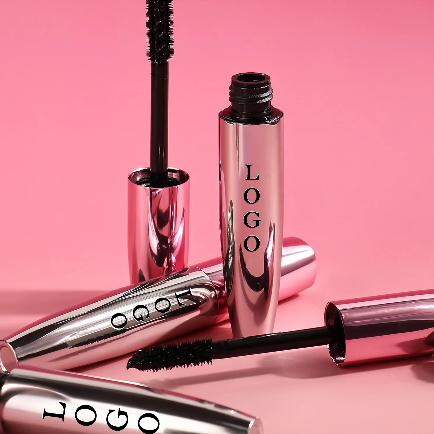 PRIVATE LABEL, Wholesale Luxury PREMIUM quality Sleek Design Waterproof, Long Lasting, Curling Mascara