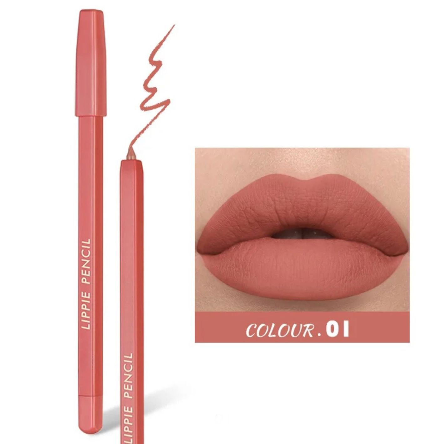 PRIVATE LABEL, 100pcs Wholesale Luxury PREMIUM Quality Vegan, Cruelty Free, 
Waterproof Long Lasting Lippie Lip Pencil Nude, Red Customizable Lip Liner. 12 Shades