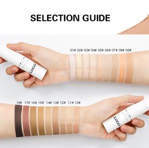 PRIVATE LABEL, 100pcs Wholesale Luxury PREMIUM quality Vegan, Cruelty Free, Waterproof Full Coverage Studio Fix Perfecting Stick Concealer, Best Concealer for Mature Skin, Inclusivity Cream Contour Stick. 18 Shades