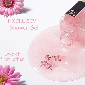 PRIVATE LABEL, Wholesale Luxury PREMIUM quality 1000 pcs Natural Vegan Shimmer Pink Body Wash