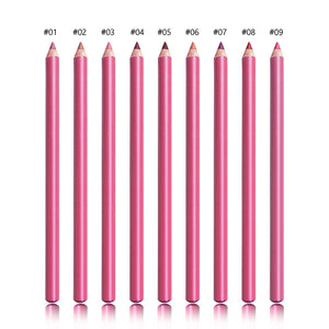 PRIVATE LABEL 100 piece Wholesale Waterproof ,PREMIUM Quality, Pink High Pigment, Long Lasting Lip-Liner Pencil 9 shades