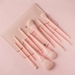 PRIVATE LABEL, Wholesale Luxury PREMIUM quality Multicoloured Makeup Brushes. 10 pcs Cosmetic Set (Free Shipping)