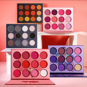 PRIVATE LABEL, Wholesale PREMIUM 50 Piece, Silver Cosmetic Multicoloured Fruit Inspired Eyeshadow Palettes, 5 Colours.