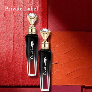 PRIVATE LABEL, Wholesale Luxury PREMIUM quality pre-filled Diamond Tube Long Lasting Matte Liquid Lipstick 81 Shades