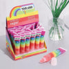 PRIVATE LABEL, 100 display box sets Wholesale Luxury PREMIUM quality Lipgloss Vendor Rainbow Sugar Tasty Lipgloss 25 pcs per set