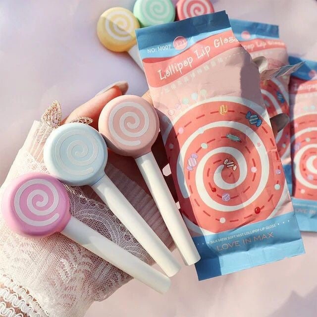 PRIVATE LABEL 500 pcs Wholesale Luxury PREMIUM quality Nourishing Cute Lollipop Lip Tint (9 shades)