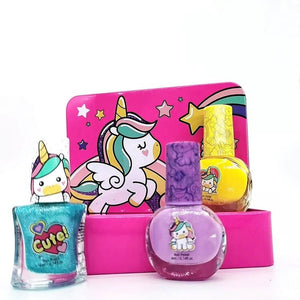 PRIVATE LABEL, 1000 Sets Wholesale Luxury PREMIUM quality Vegan/ Cruelty Free Cute Unicorn Theme Children Beauty Set (13 pcs kit)