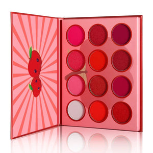 PRIVATE LABEL, Wholesale PREMIUM 50 Piece, Apple Cosmetic Multicoloured Fruit Inspired Eyeshadow Palettes, 5 Colours.