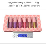 PRIVATE LABEL, 50 pcs Wholesale Luxury PREMIUM quality pre-filled Moisturizing Shiny Lipgloss Kit (6 shades)