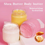 Wholesale 200ml, 10 Piece Whipped Body Butters 3 Type, (Vanilla, Coconut, Rose) Non Greasy, Brightening, Moisturizing,Hydrating (No Logo)