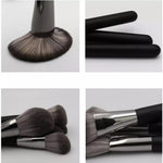 PRIVATE LABEL, Wholesale Luxury PREMIUM quality Black Makeup Brushes. 14 pcs Cosmetic Set (Free Shipping)