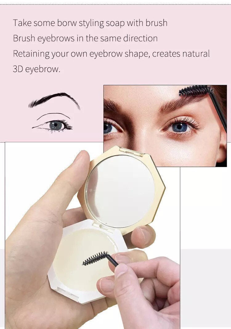 PRIVATE LABEL, Wholesale Luxury PREMIUM quality Long Lasting Natural Styling Eyebrow Gel Soap (Free Shipping)