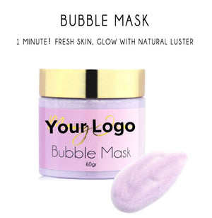 PRIVATE LABEL, Wholesale Luxury PREMIUM quality Pore Cleansing/ Tightening, Skin Brightening Volcanic Mud Bubble Mask
