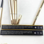 PRIVATE LABEL, Wholesale Luxury PREMIUM quality pre-filled  Gold Waterproof Thin Eyebrow Liner Pencil. 5 colours (Free Shipping)