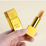 PRIVATE LABEL, Wholesale Luxury PREMIUM quality pre-filled  Gold Waterproof Velvet Long-lasting Lipstick. 6 colours (Free Shipping)