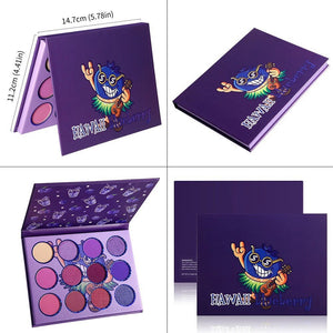 PRIVATE LABEL, Wholesale PREMIUM 50 Piece, Blueberry Cosmetic Multicoloured Fruit Inspired Eyeshadow Palettes, 5 Colours.